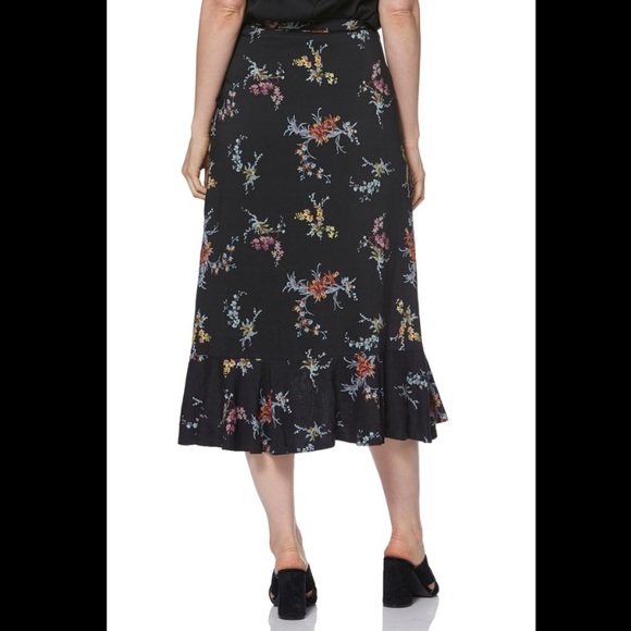 Paige Alamar Floral Wrap Skirt - Picture 3 of 5